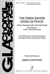 The Risen Savior Gives Us Peace SATB choral sheet music cover